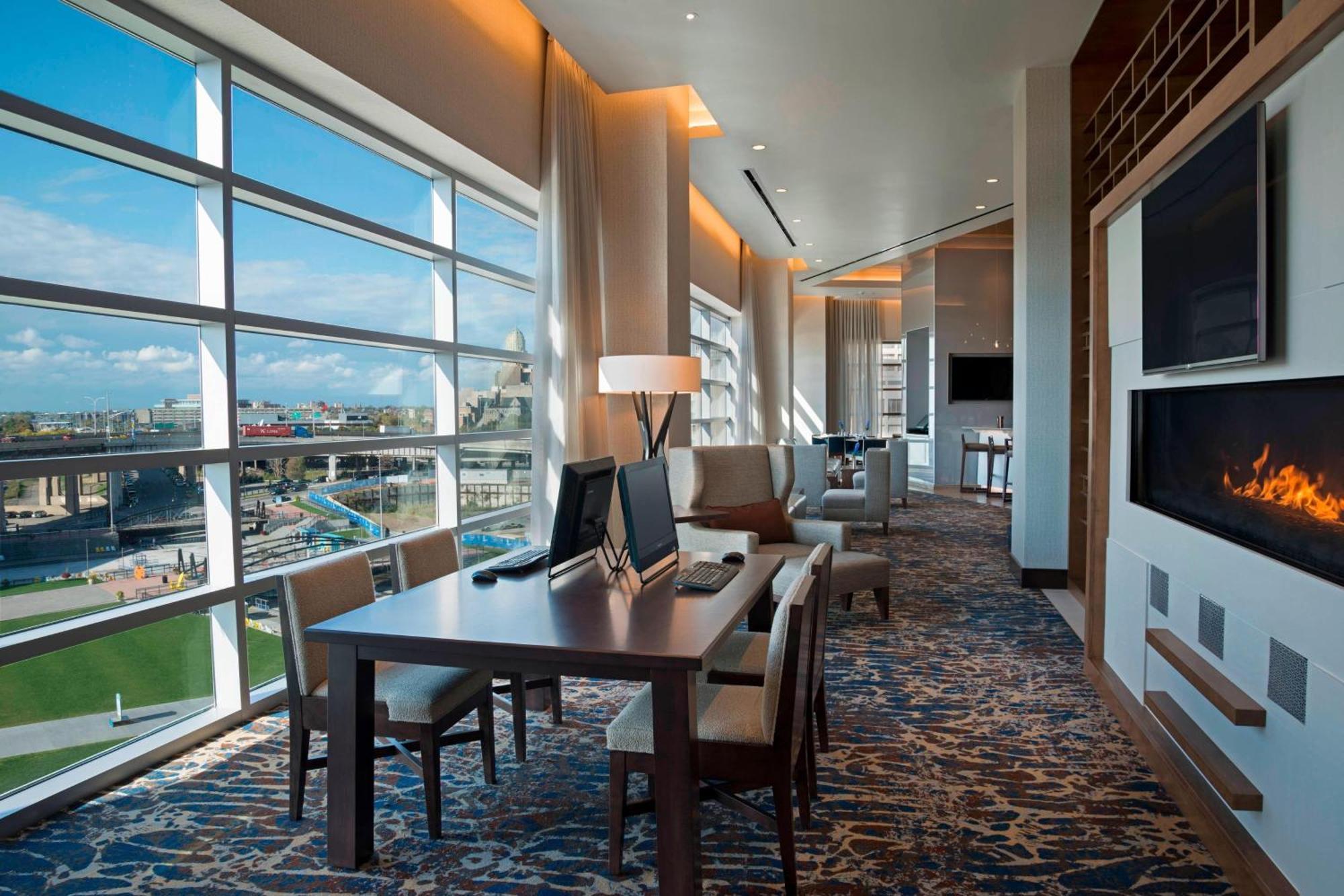 Buffalo Marriott At Lecom Harborcenter Экстерьер фото